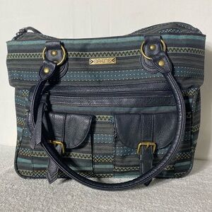 Dakine Ella Green Black Yellow Striped 16L Bag Travel Bag Laptop Bag
